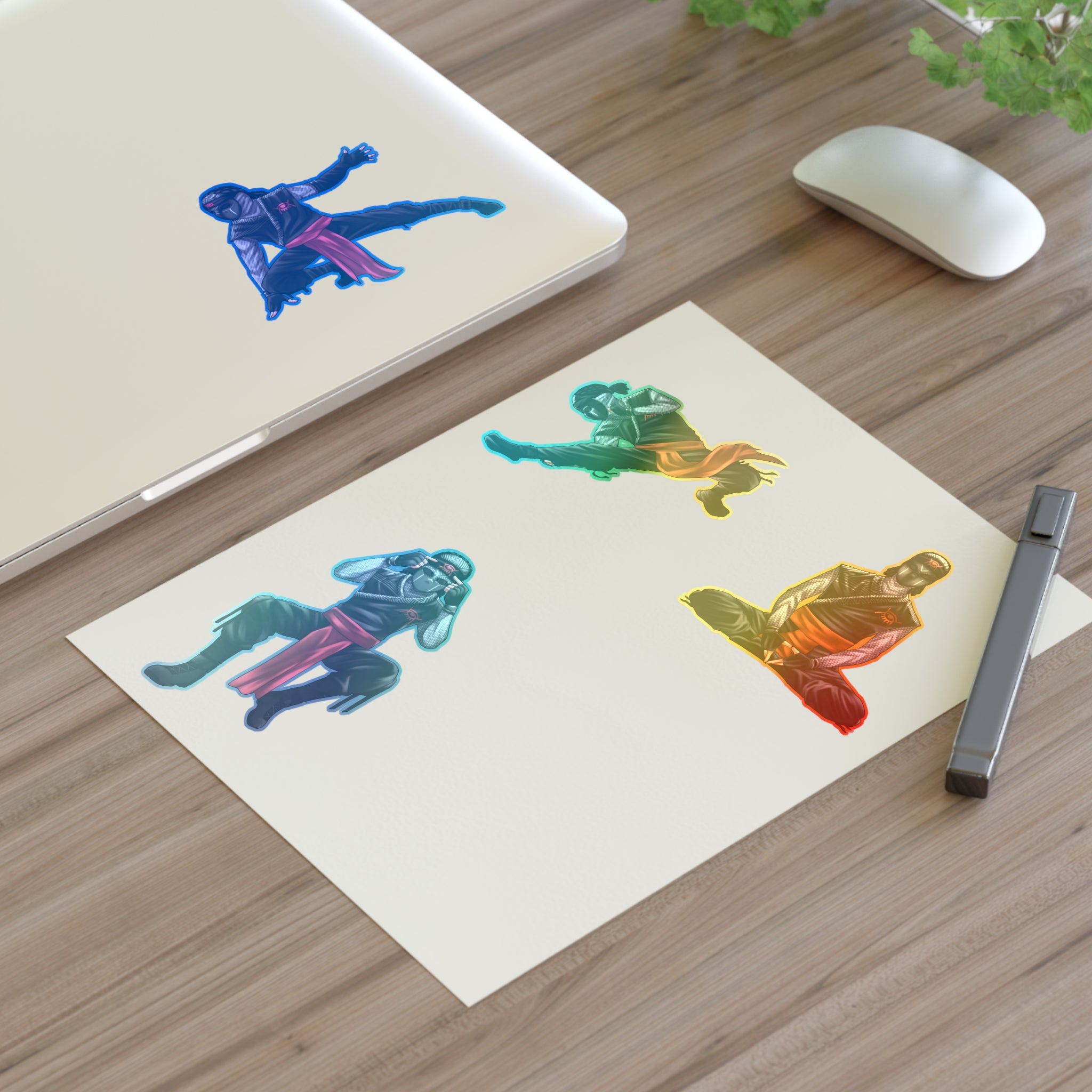 Shinobi Red-Eye Sticker Sheet 1