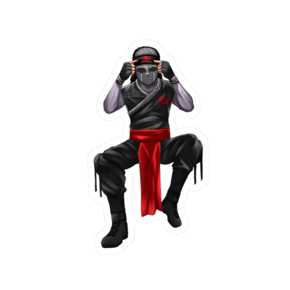 Shinobi Red-Eye Sticker 1