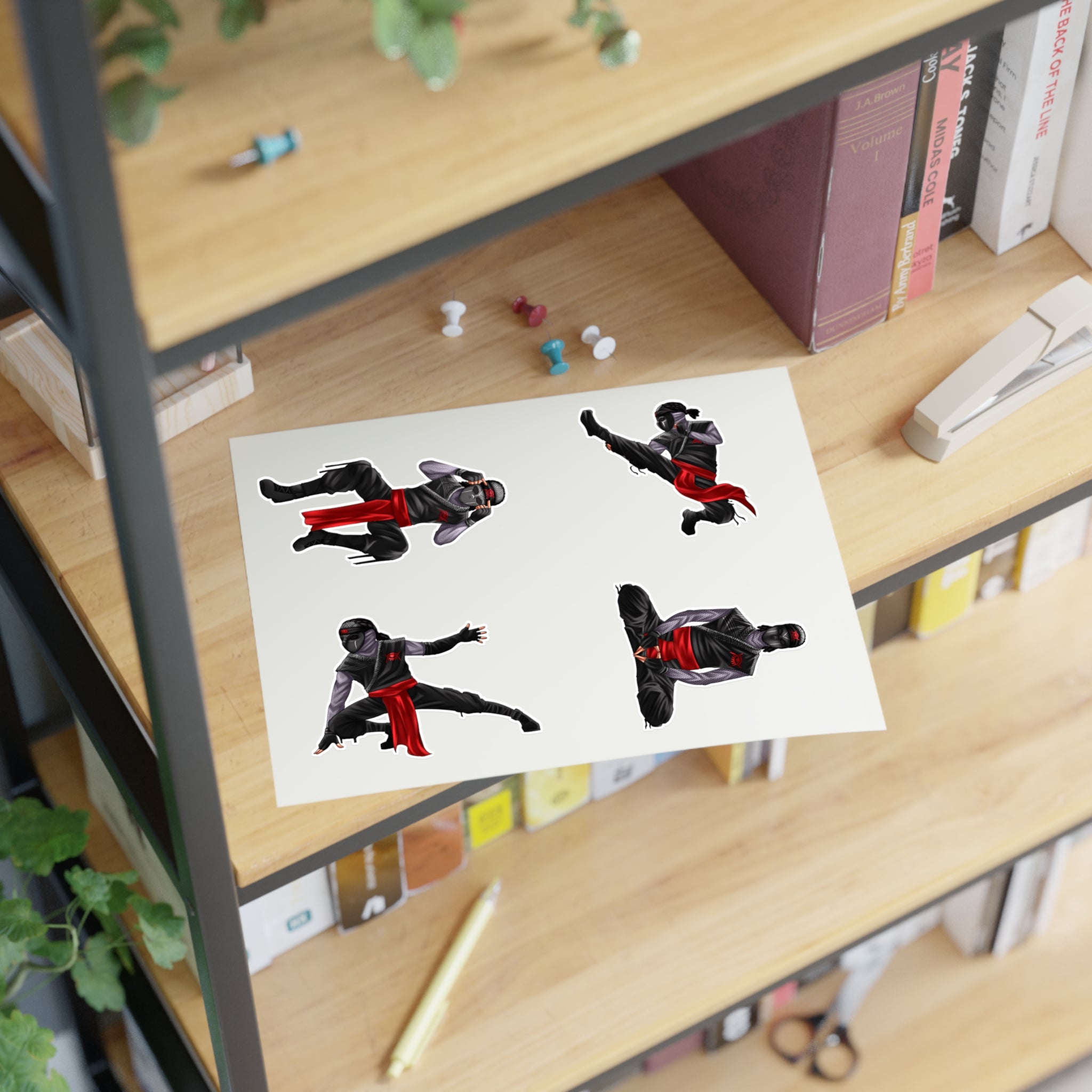 Shinobi Red-Eye Sticker Sheet 1
