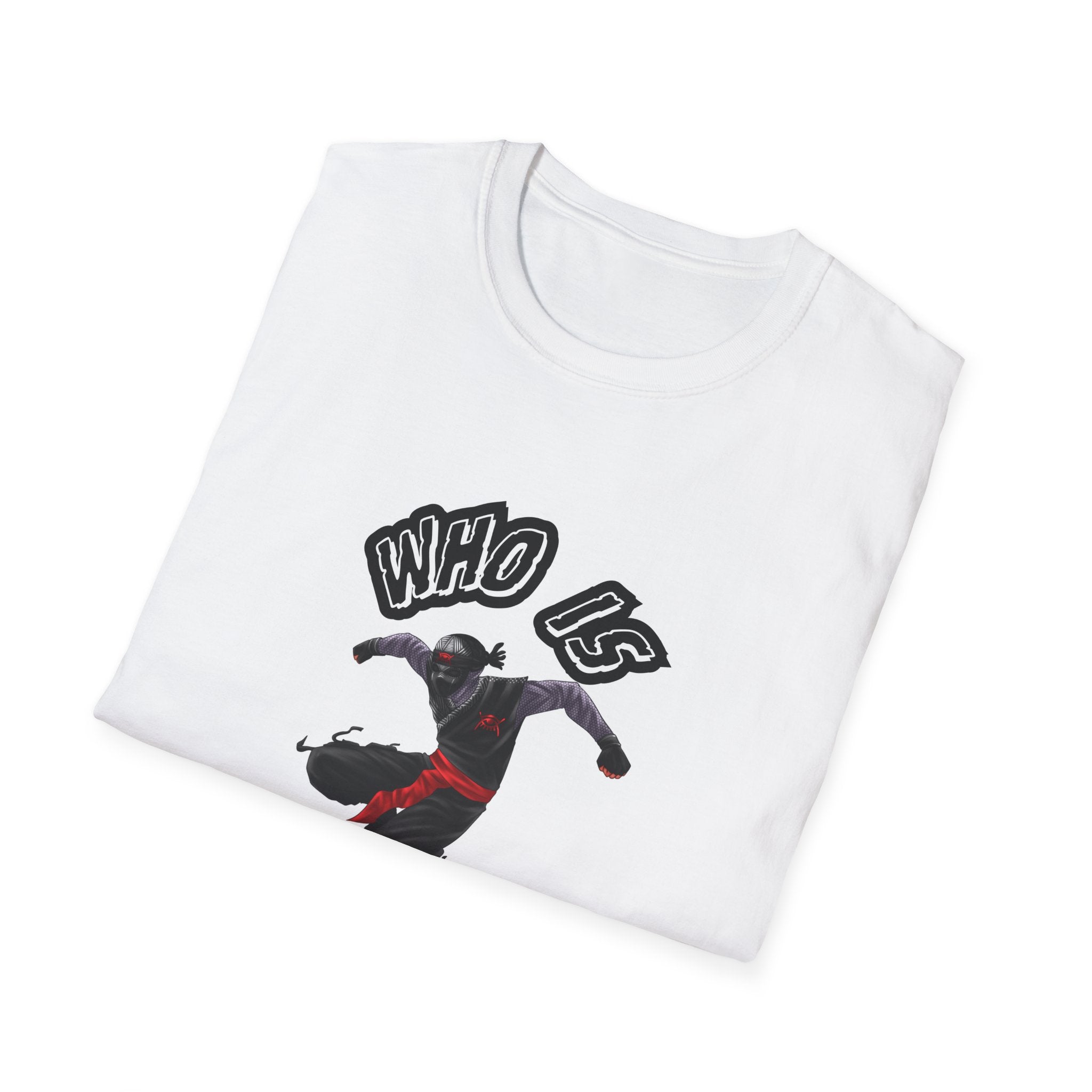 ‘Who is Shinobi Red-Eye?’ T-Shirt