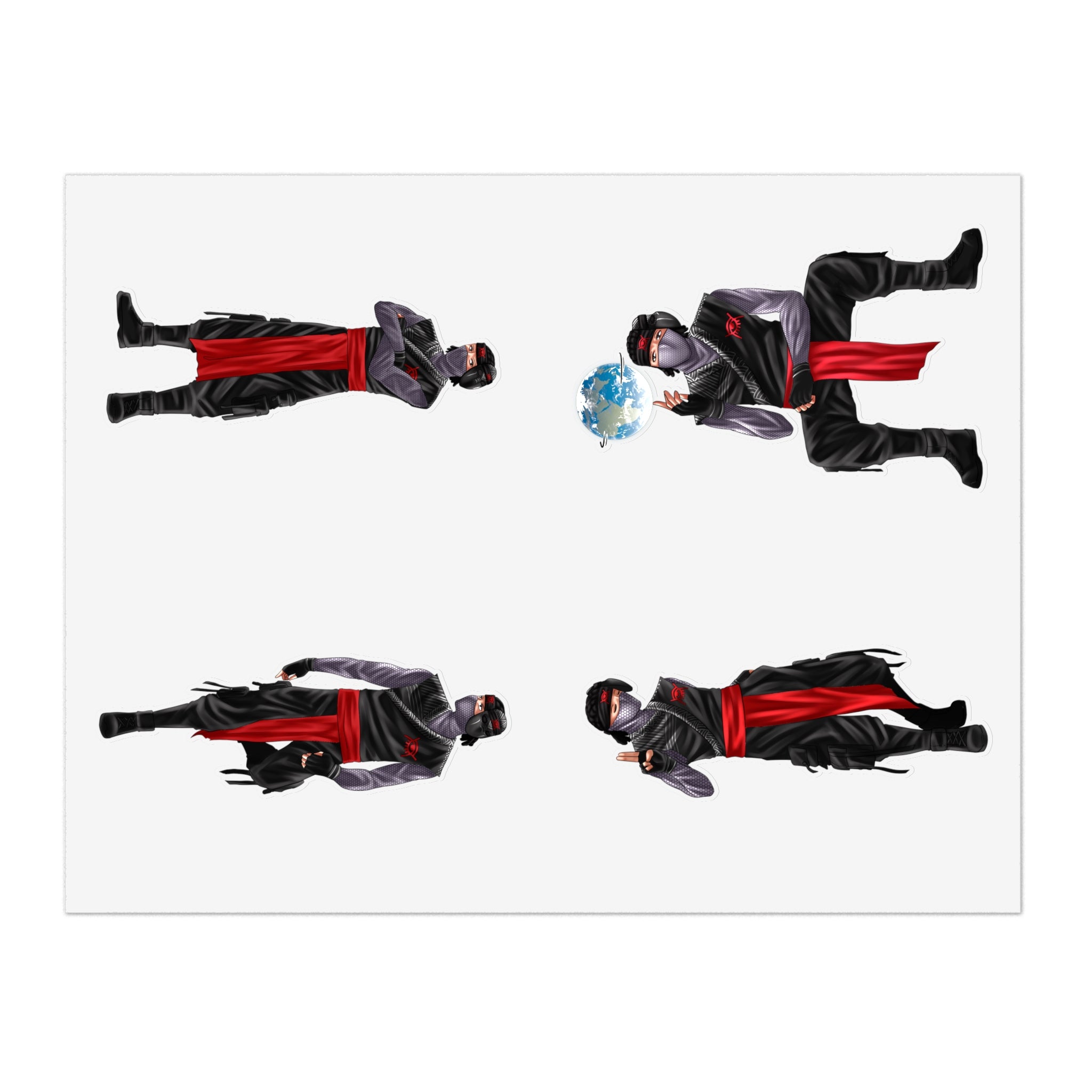 Shinobi Red-Eye Sticker Sheet 2