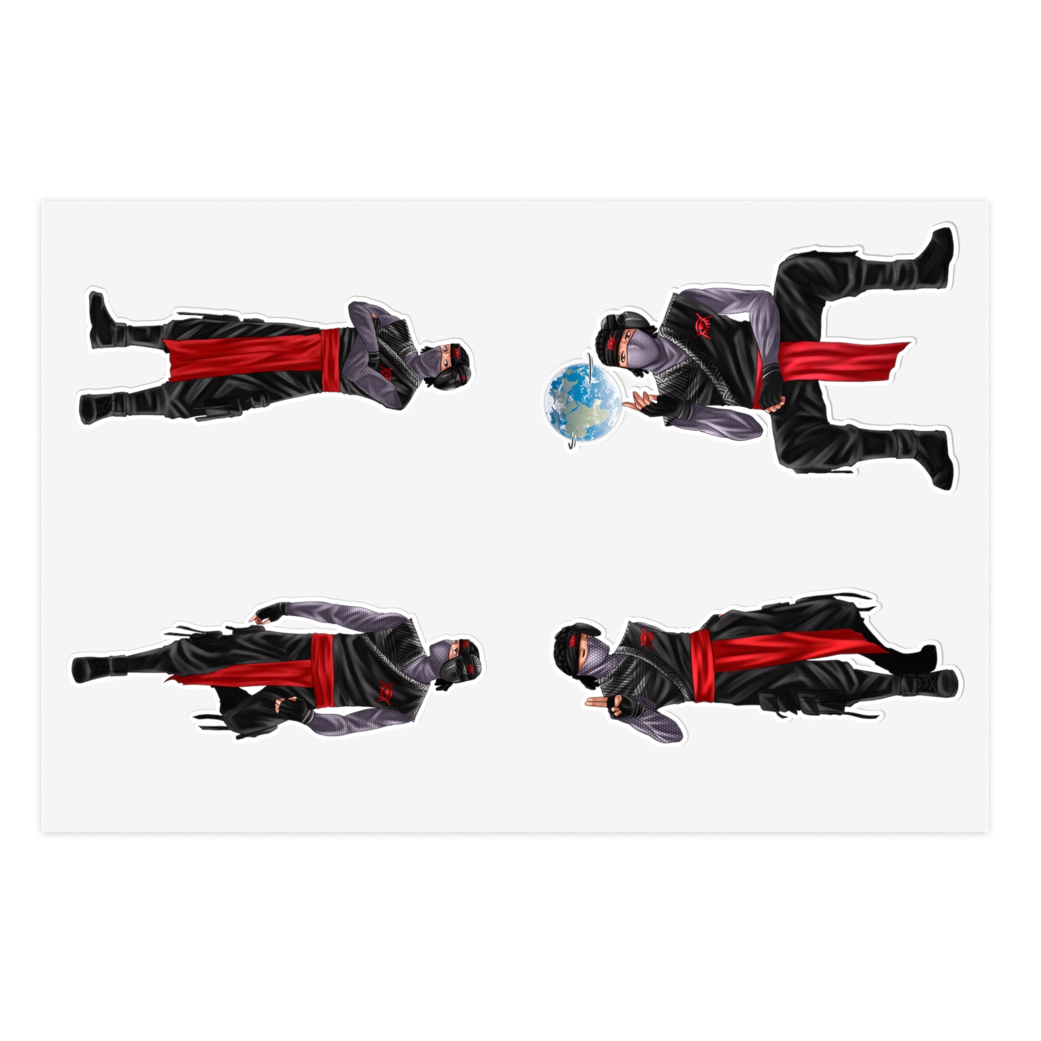 Shinobi Red-Eye Sticker Sheet 2