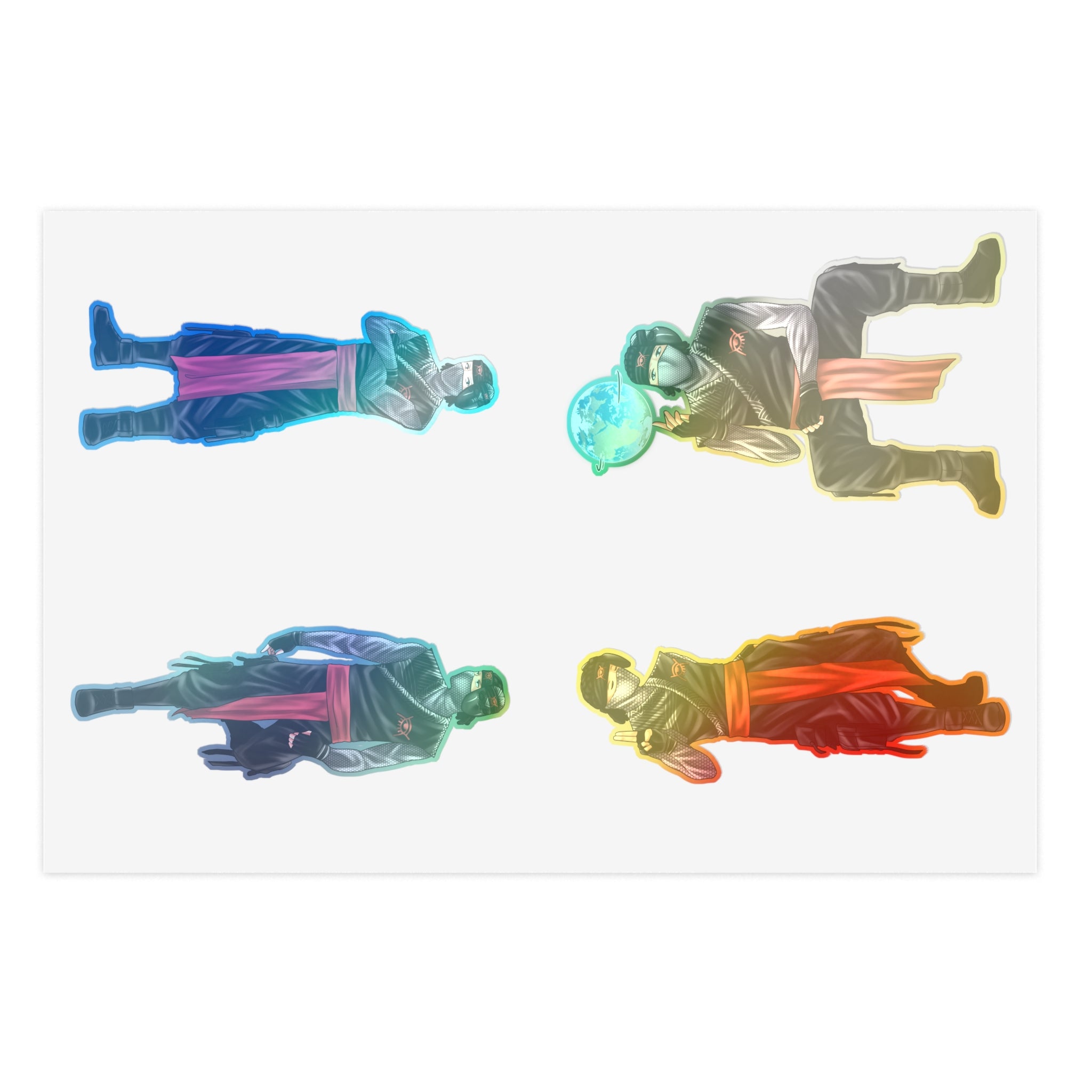 Shinobi Red-Eye Sticker Sheet 2