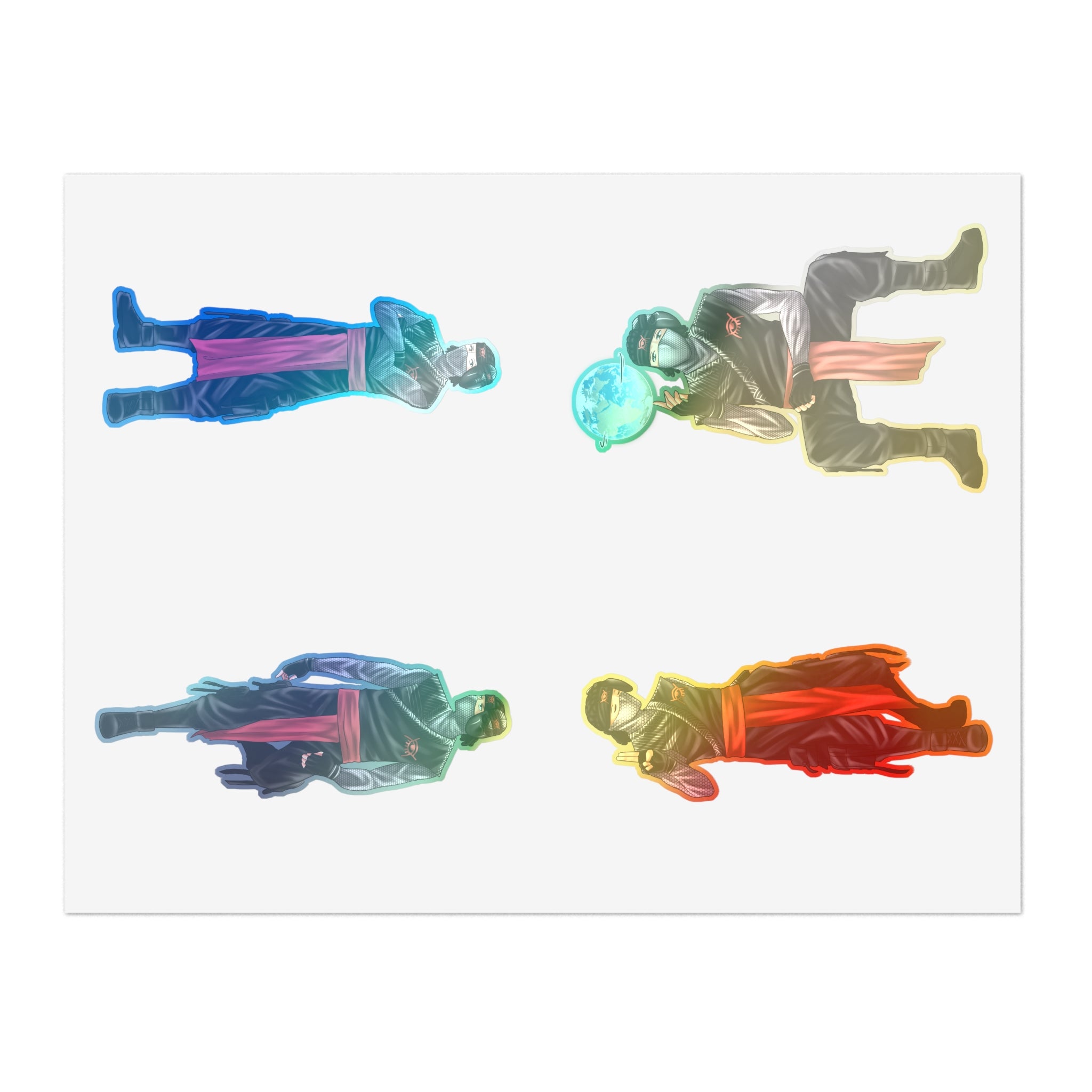 Shinobi Red-Eye Sticker Sheet 2