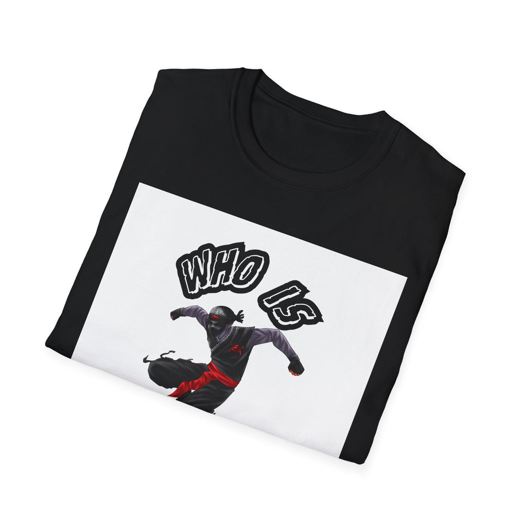 ‘Who is Shinobi Red-Eye?’ T-Shirt