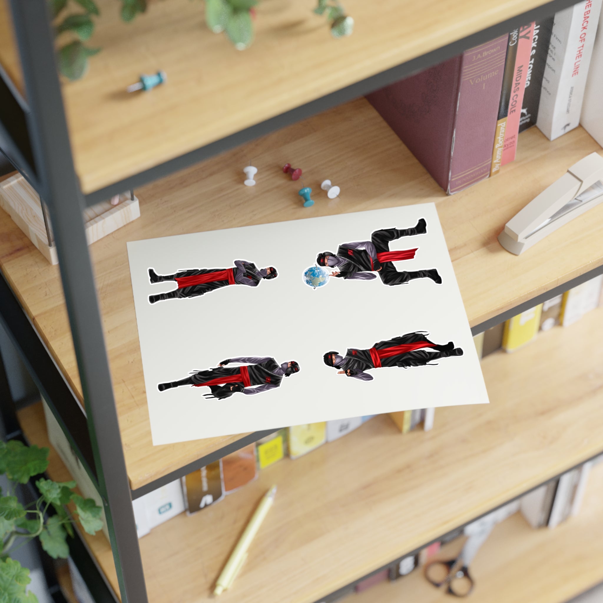 Shinobi Red-Eye Sticker Sheet 2